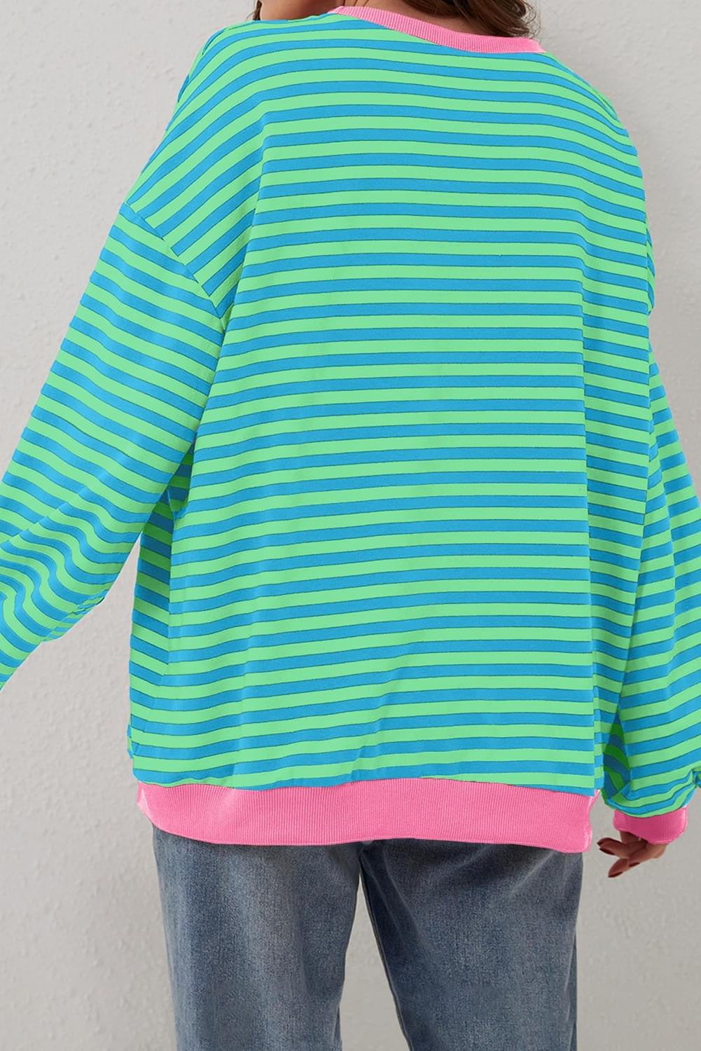 Striped Long Sleeve Pullover