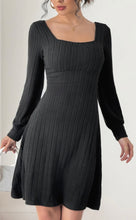 Load image into Gallery viewer, Perfee Butterfly Square Neck Long Sleeve Dress
