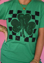 Load image into Gallery viewer, Checkered Shamrock Tee
