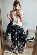 Load image into Gallery viewer, Boho Drawstring Waist Wide Leg Pants
