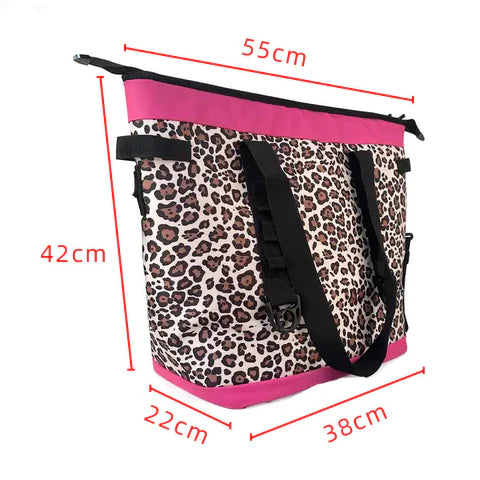 Cross Border Leopard Cow Cooler Bags