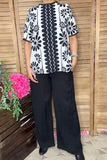 Casual Loose Floral Print Blouse