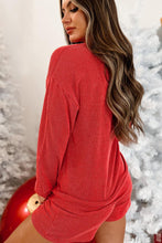 Load image into Gallery viewer, MERRY Long Sleeve Top &amp; Shorts Set
