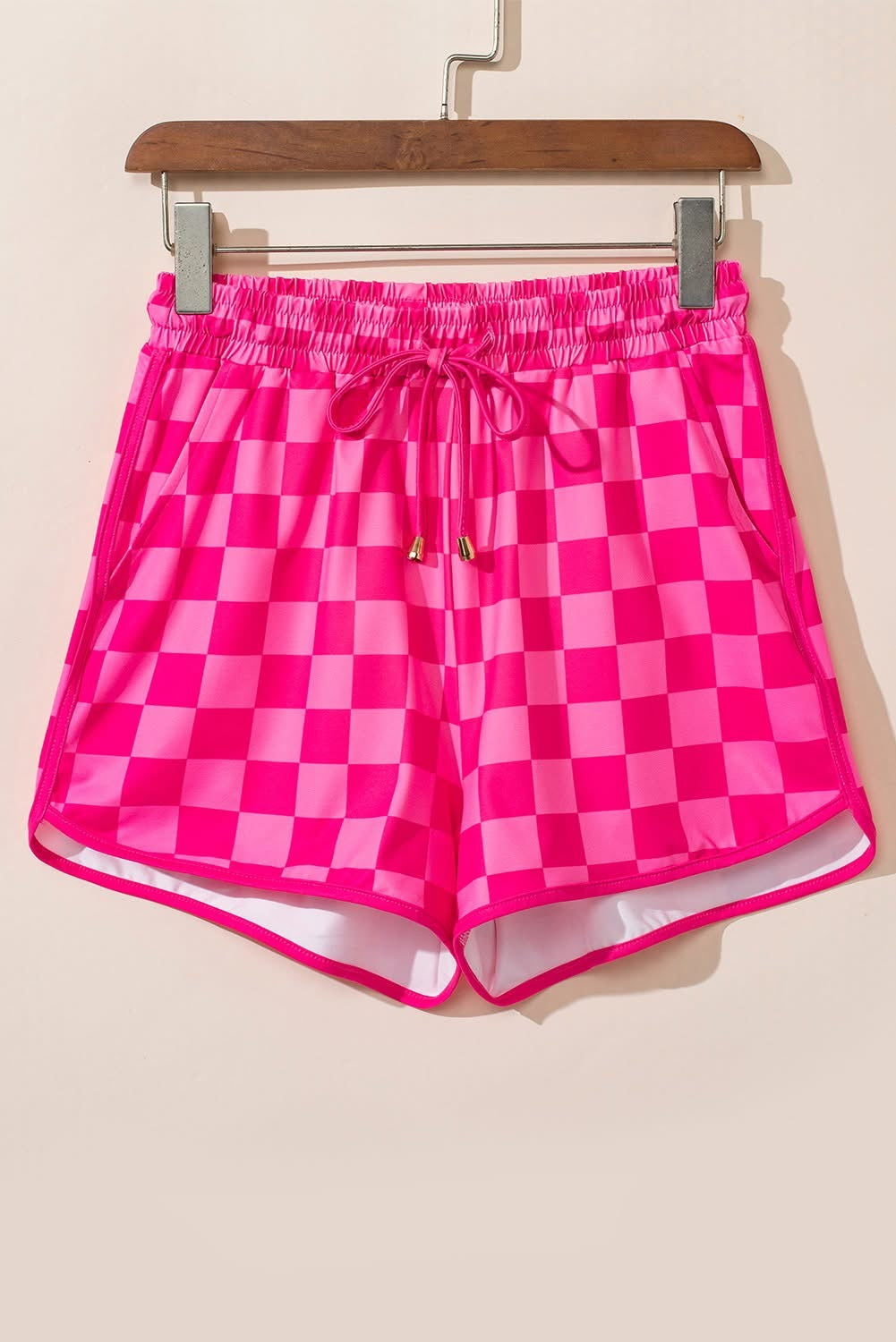Rose Checkered Shorts