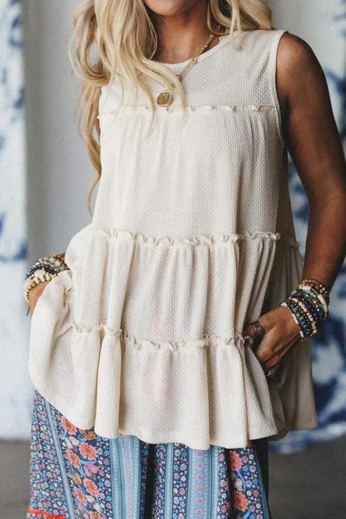Frilled Tank Top
