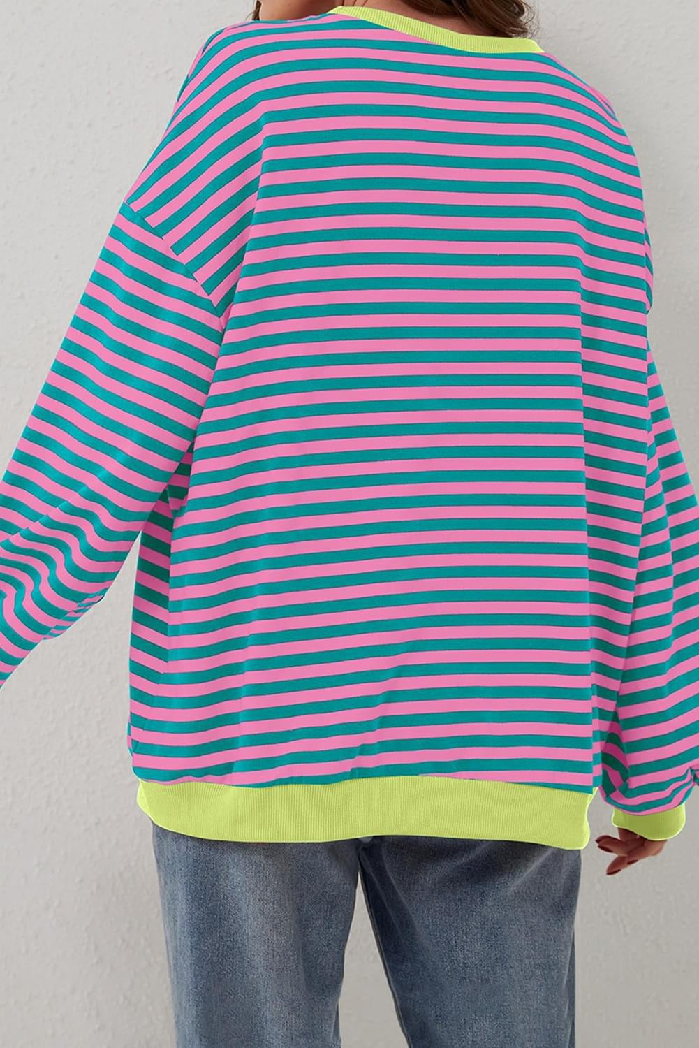 Striped Long Sleeve Pullover