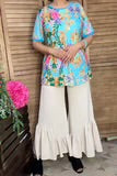 Floral Printed Short Sleeve Top
