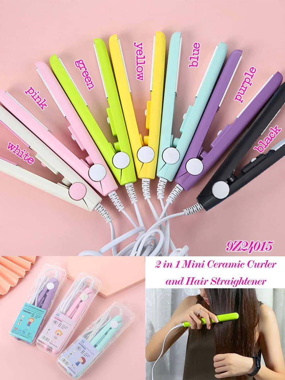 2 in 1 Mini Hair Straightener