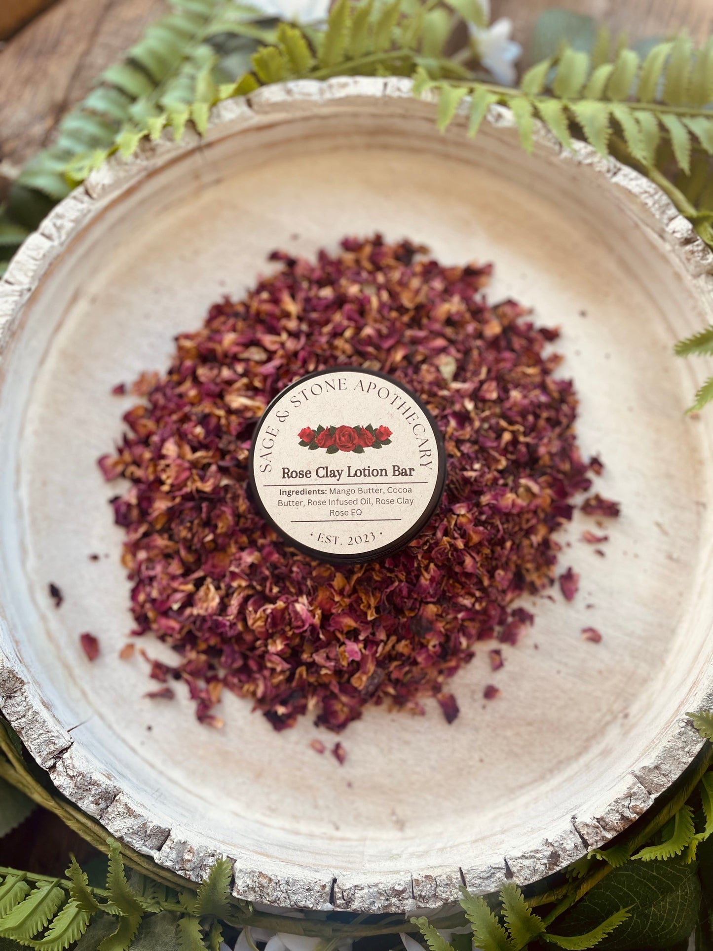 Rose Clay Lotion Bar