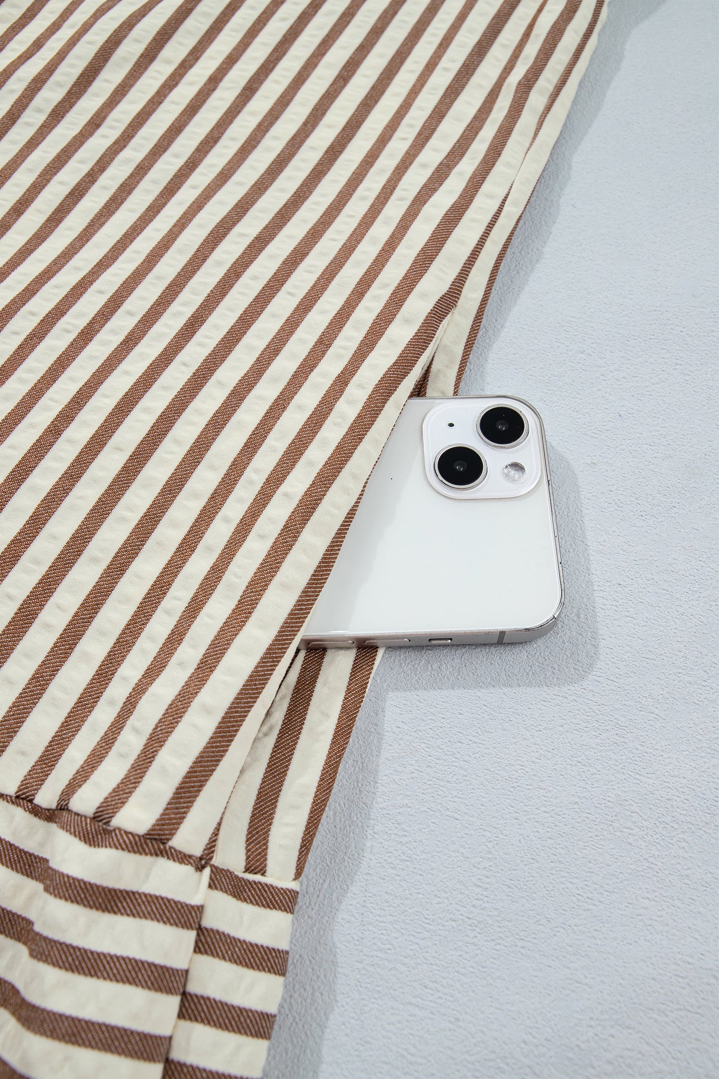 Annabelle Stripe Shirt Threaded Pear