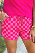 Rose Checkered Shorts