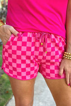 Load image into Gallery viewer, Rose Checkered Shorts
