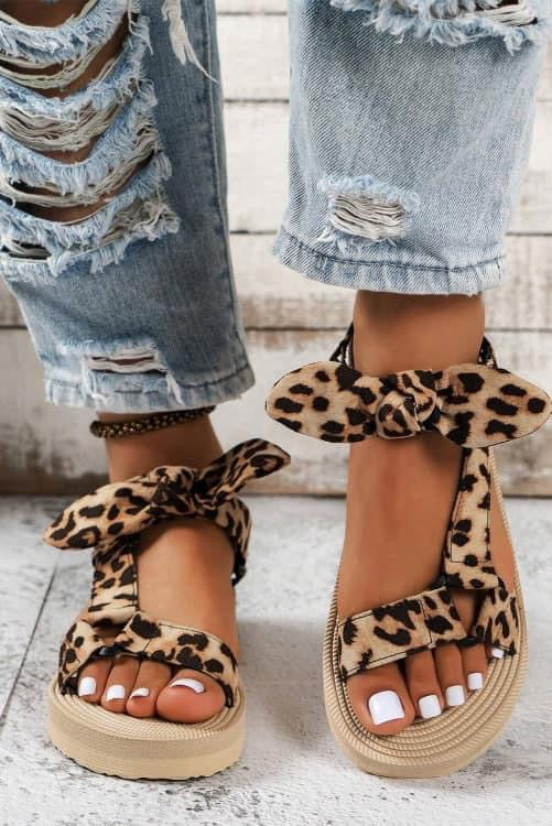 Leopard Sandals