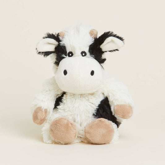 BLACK AND WHITE COW WARMIES JUNIOR 9"