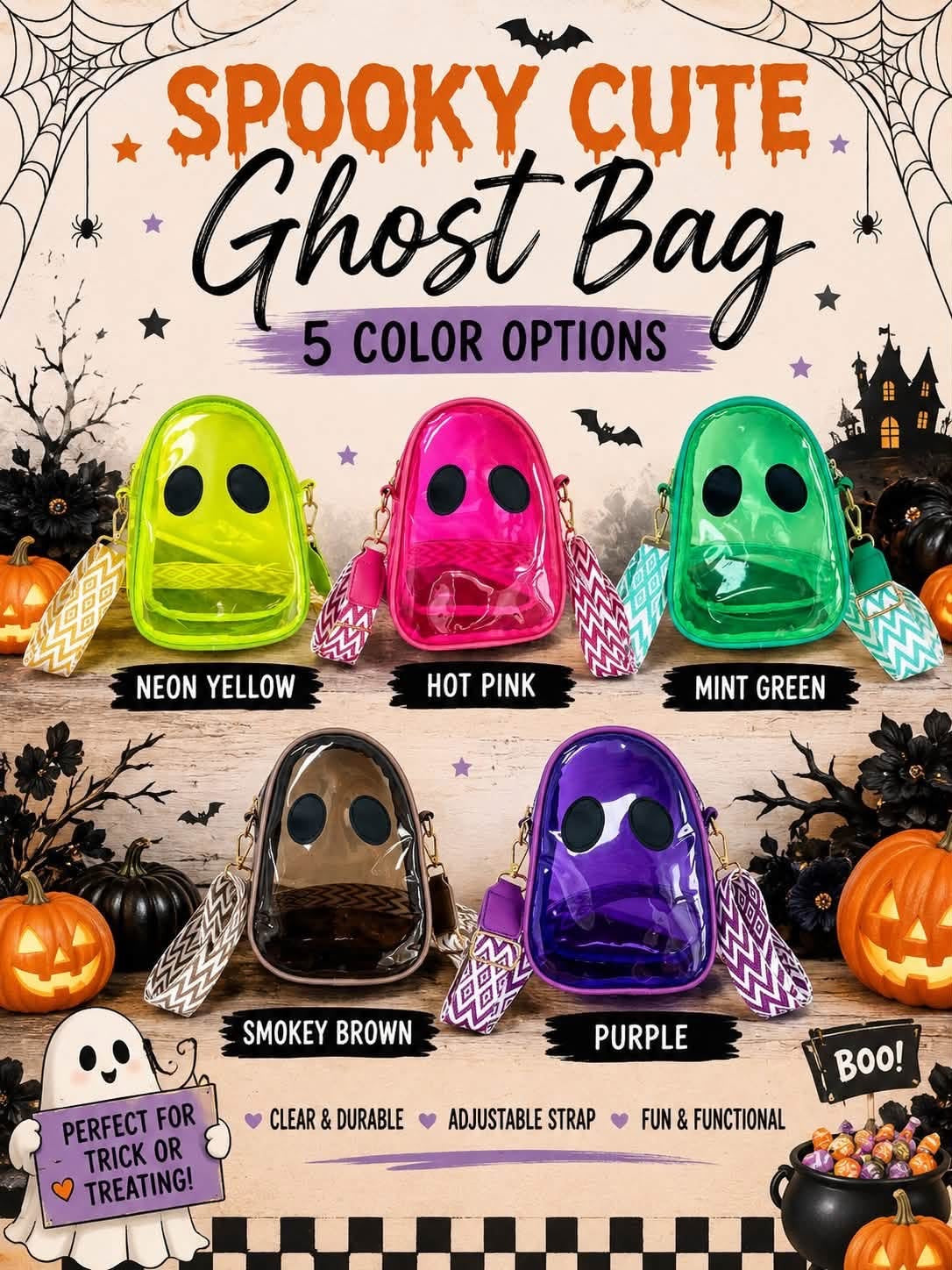 Halloween Transparent Bag