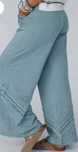 Load image into Gallery viewer, Lace Detail Wide Leg Pants
