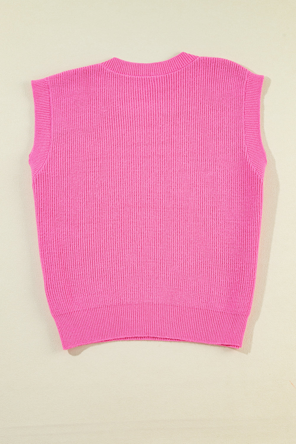 USA Flag Sequin Sleeveless Knitted Top