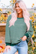 Load image into Gallery viewer, Cozy Striped Oversized Sweatshirt
