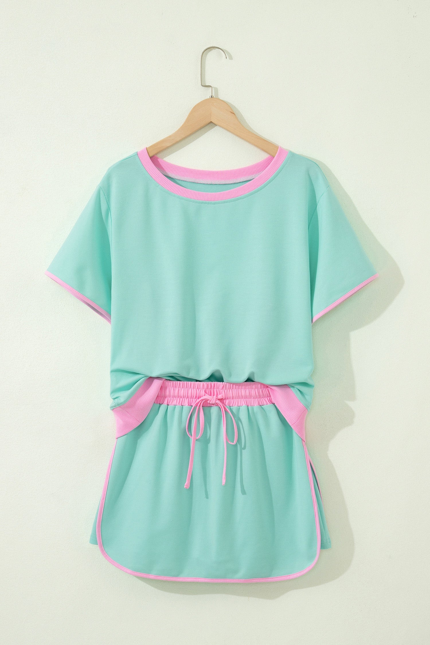 Hunter Drop Shoulder T Shirt Threaded Pear