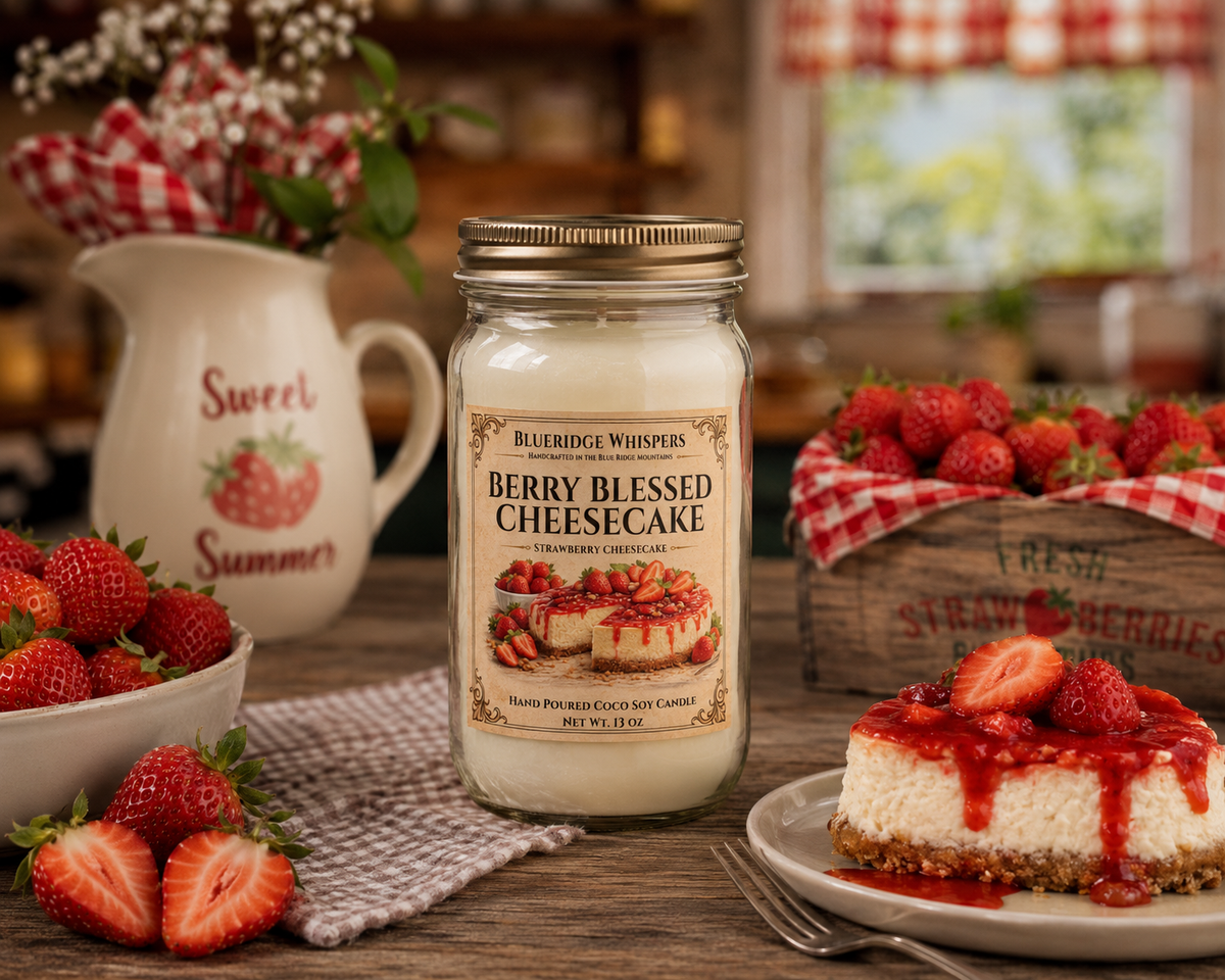 Berry Blessed – Strawberry Cheesecake Coco-Soy Candle