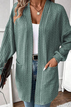 Load image into Gallery viewer, Crisp Mornings Canton Textured Knit Pocket Cardigan
