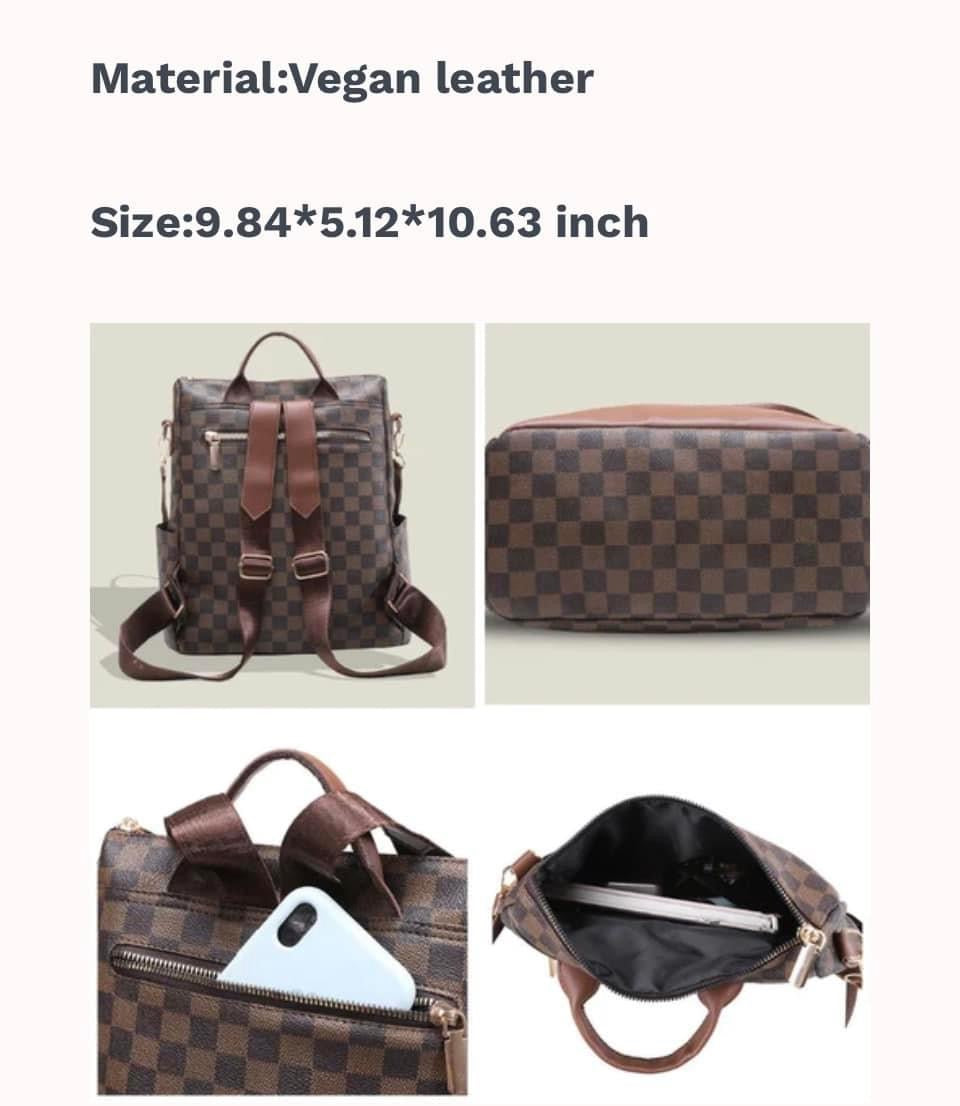 Checkered Backpack Sale