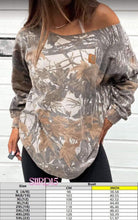 Load image into Gallery viewer, CH Camo Off Shoulder Shirt
