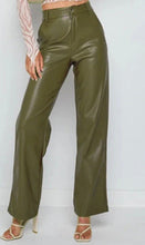 Load image into Gallery viewer, PU Leather Wide-leg Pants
