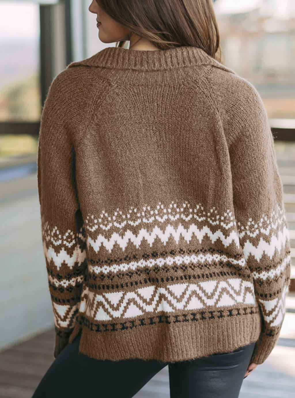 Western Zip up Cardigan