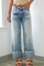 Load image into Gallery viewer, VINTAGE INPSIRED WIDE LEG JEANS **SHIPPING EXPECTED TO BEGIN ON DATE 11/05**
