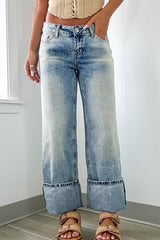 VINTAGE INPSIRED WIDE LEG JEANS **SHIPPING EXPECTED TO BEGIN ON DATE 11/05**