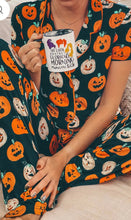 Load image into Gallery viewer, Pumpkin Printed Short Sleeve Lounge Set
