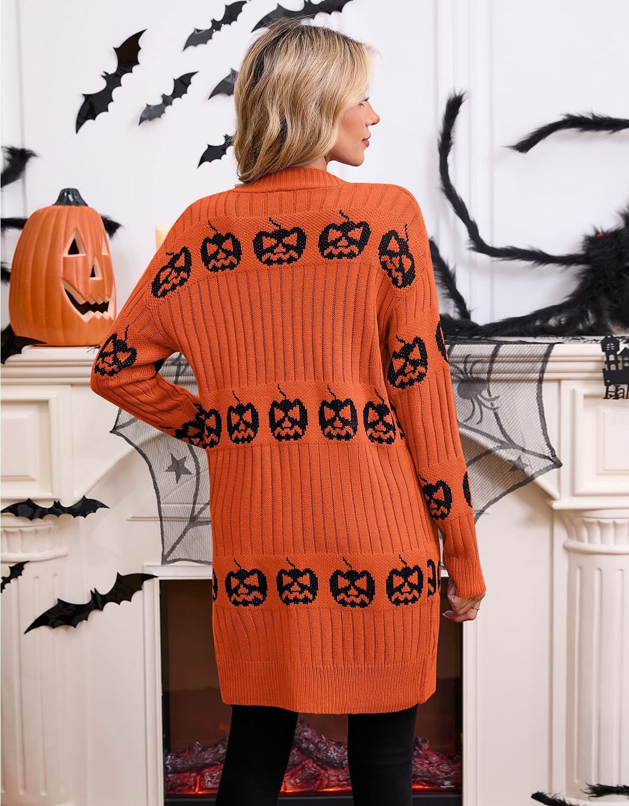 Halloween Knitted Cardigan