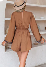 Load image into Gallery viewer, V-Neck Long Sleeve Romper
