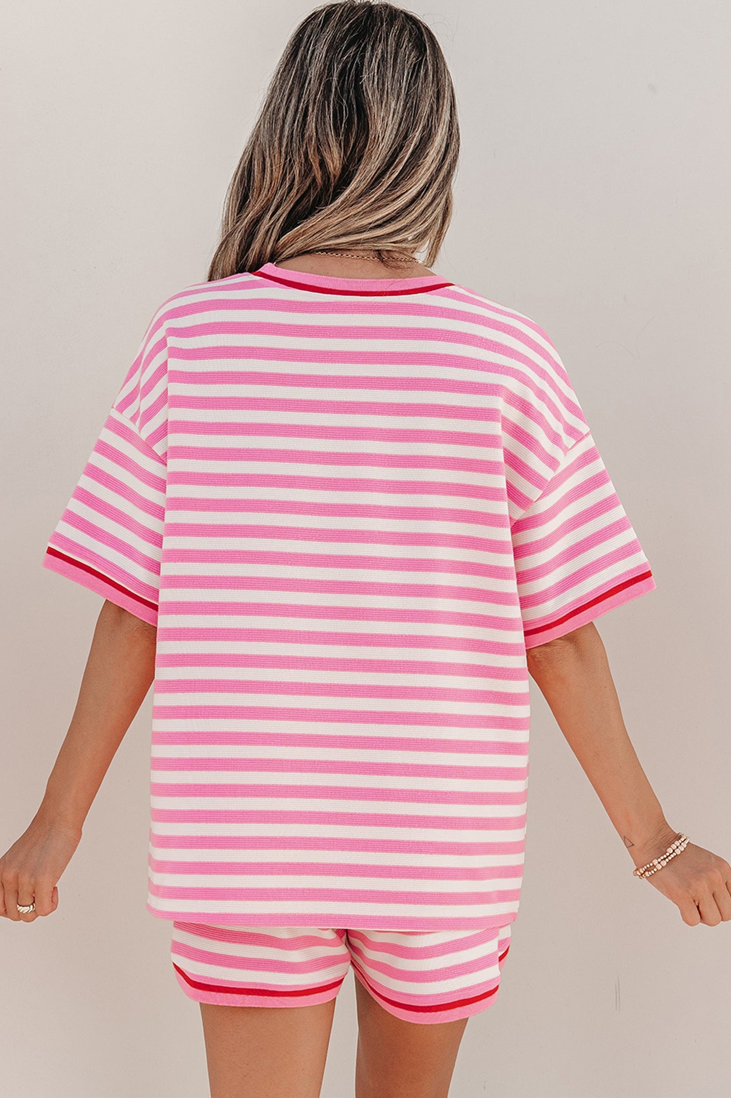 Matilda Trim Short Sleeve Set Threaded Pear