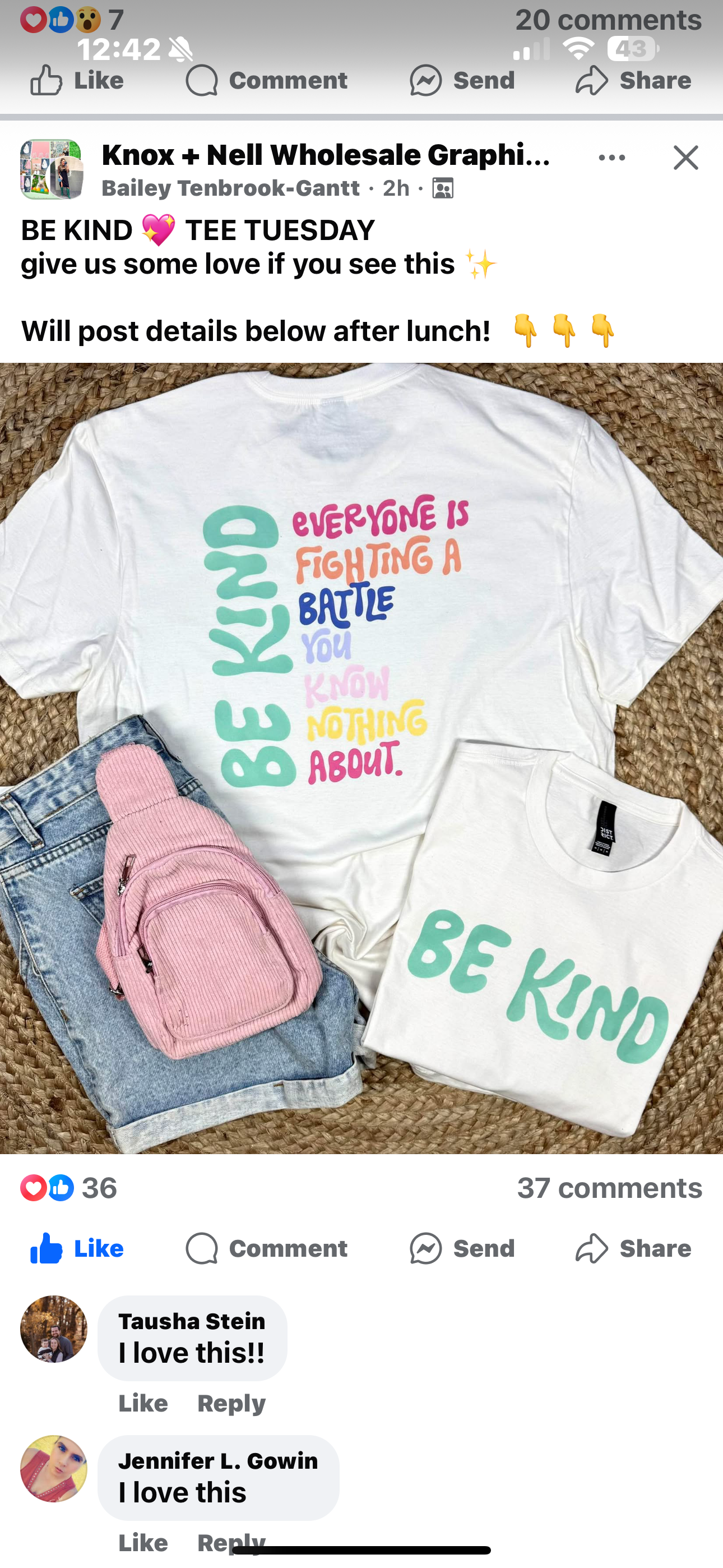 Be Kind Graphic Tees