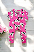 Pink Cow Baby Sleeper