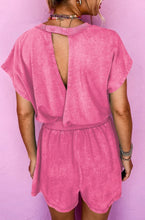 Load image into Gallery viewer, Pink Mineral Wash Romper
