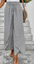 Load image into Gallery viewer, Tied Printed Wide Leg Pants
