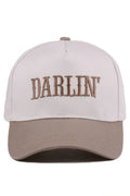 Darlin Two Tone Embroidered Cap