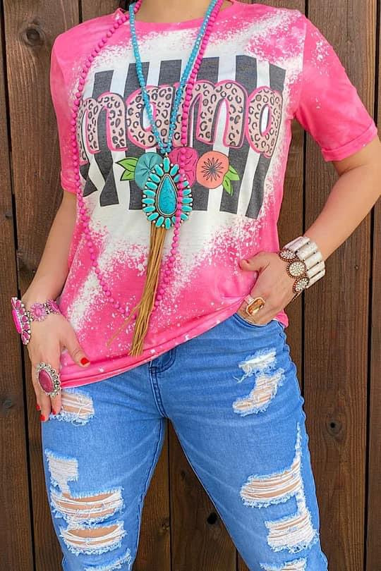 Pink Mama Printed Top