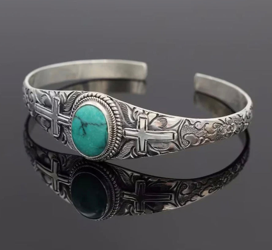 Turquoise Open Bracelet