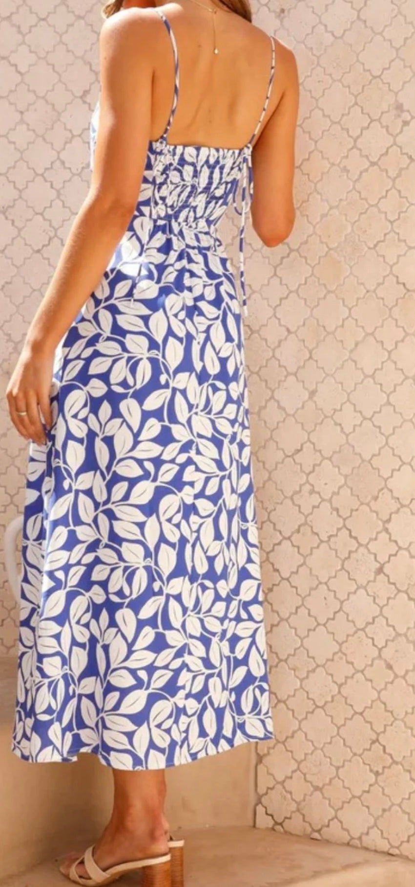 Slit Sweetheart Neck Cami Dress