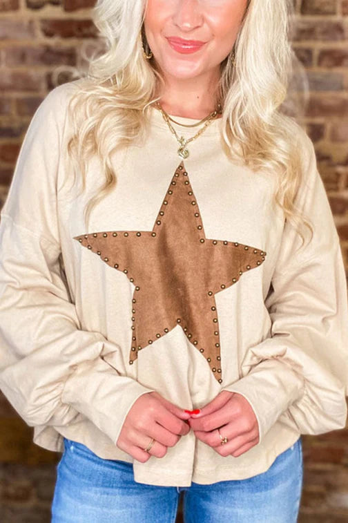 WISH UPON A STAR APRICOT TOP