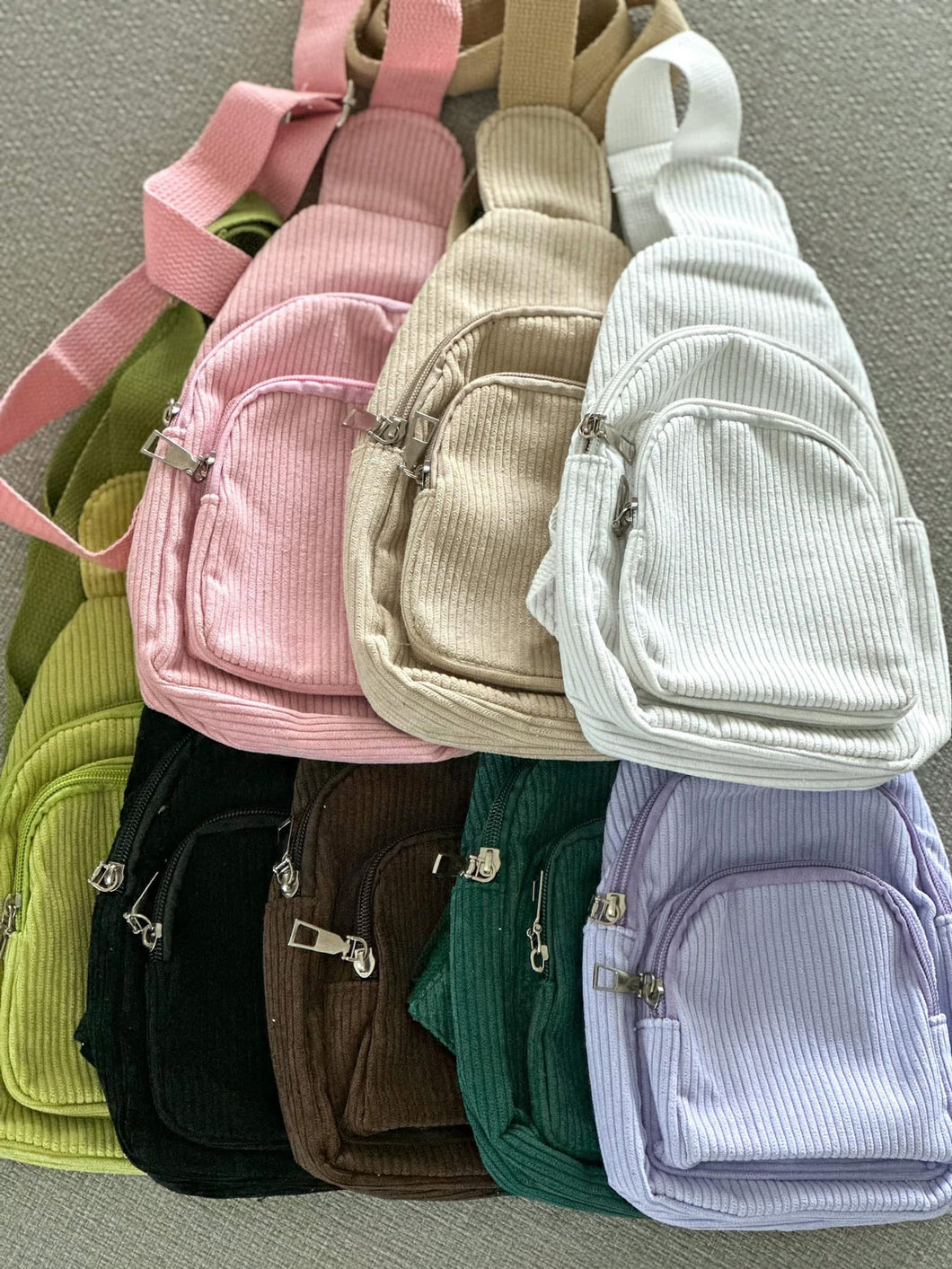 Corduroy Sling Bags