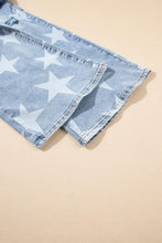 Load image into Gallery viewer, Star distressed denim PLUS size jeans
