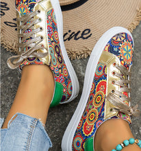 Load image into Gallery viewer, Gold Hippy Sneakers
