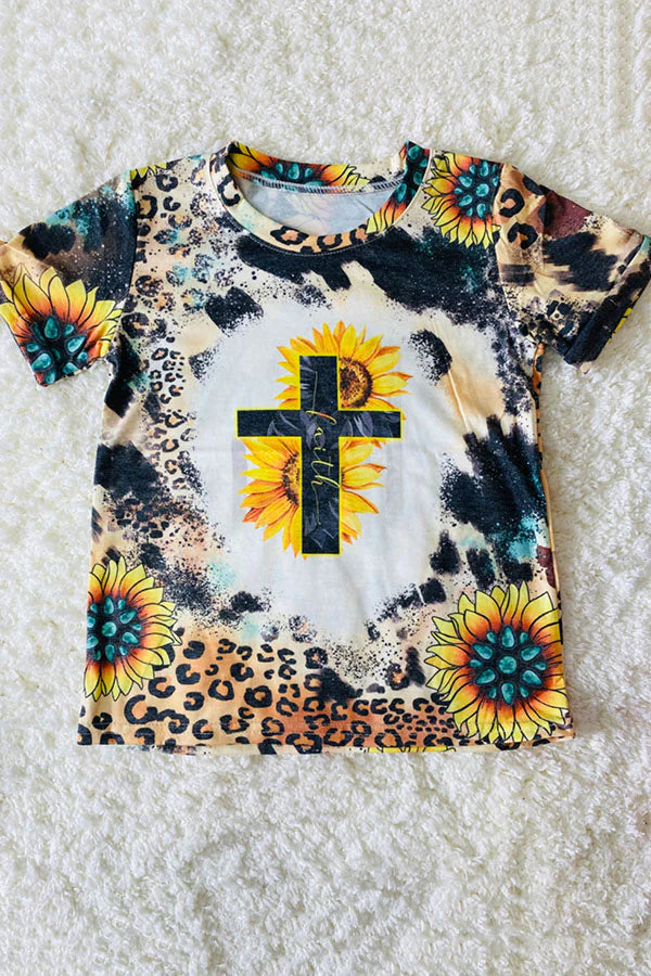 Faith Animal & Sunflower Tshirt