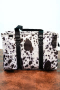 Cow Print Utility Tote