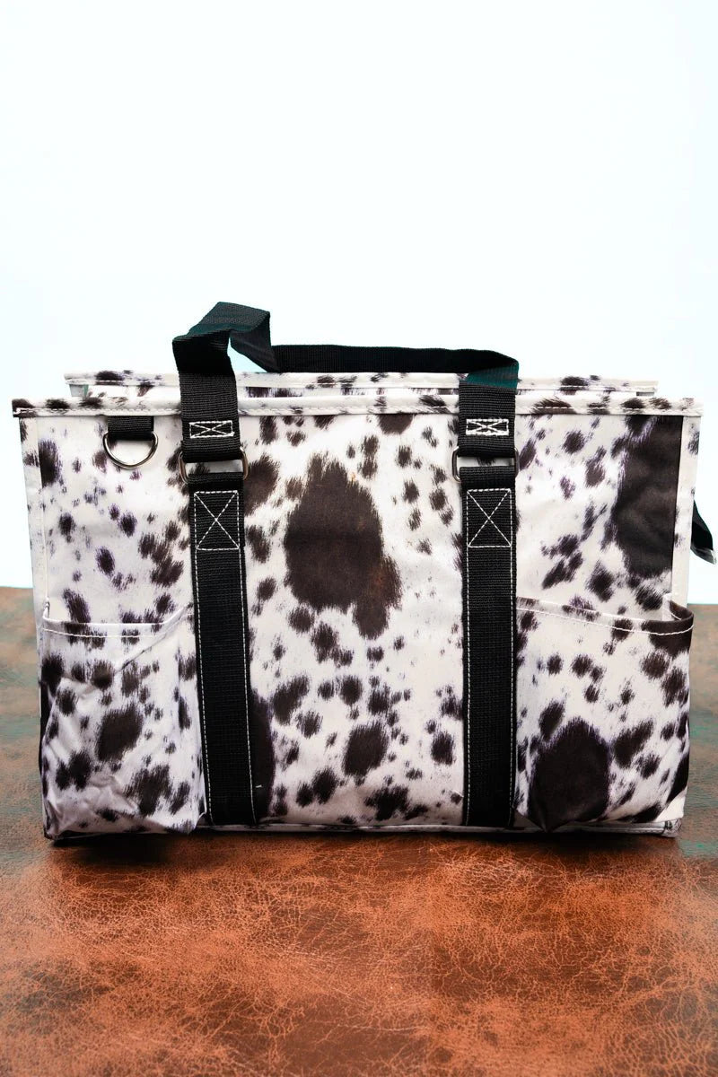Cow Print Utility Tote